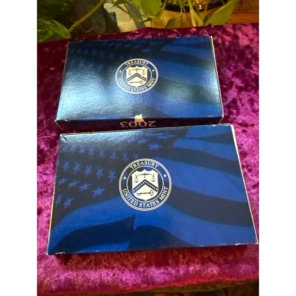 2 Bundle 2003 US Mint 10 Coin Proof Set  COA - Picture 2 of 3